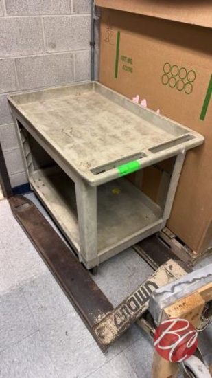Rubbermaid Stock Cart W/ Casters