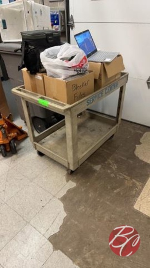Rubbermaid Stock Cart W/ Casters