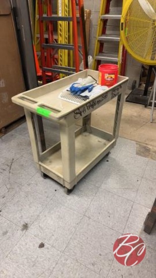 Rubbermaid Stock Cart W/ Casters