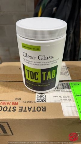 TDC TAB Glassware Detergent Tablets (Per Box)
