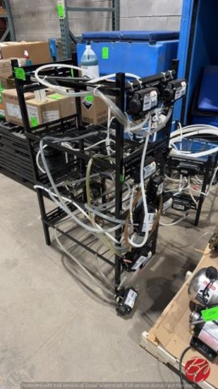 Soda Racks W/ FLOJET Syrup Pumps (One Money)