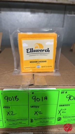 Ellsworth Medium Cheddar Brick 15.5oz (Per Brick)