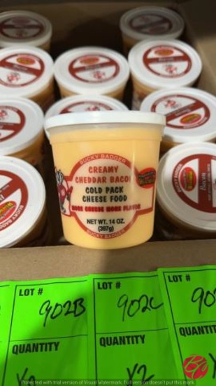Bucky Badger Creamy Cheddar Bacon Spread 14oz