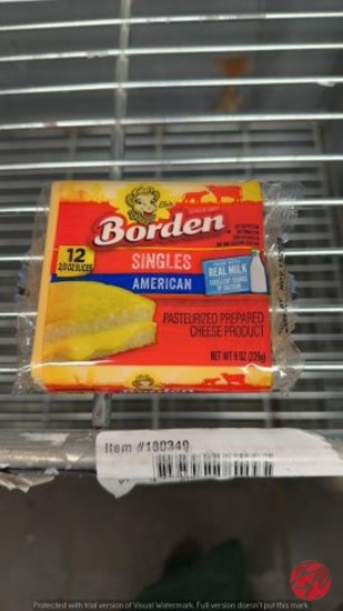 Borden Single Sliced American Cheese (Per Pack)