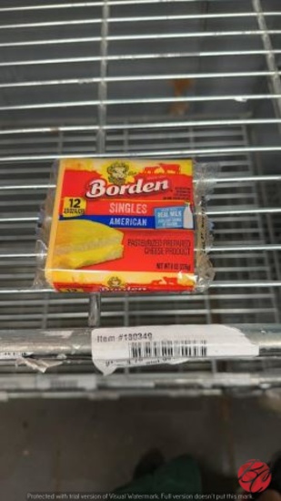 Borden Single Sliced American Cheese (Per Pack)