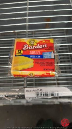 Borden Single Sliced American Cheese (Per Pack)