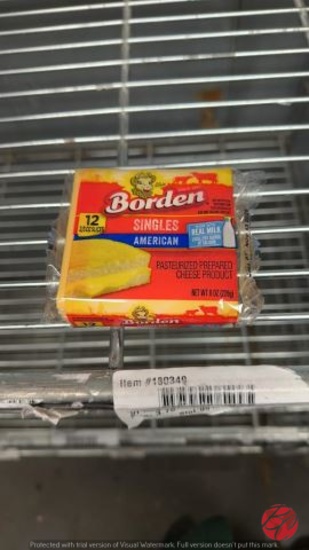 Borden Single Sliced American Cheese (Per Pack)