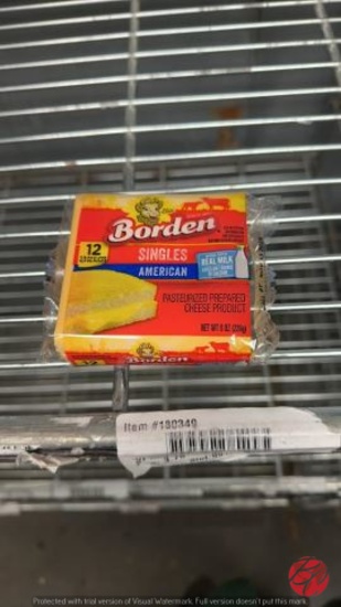 Borden Single Sliced American Cheese (Per Pack)