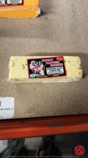 Bucky Badger Pepper Jack Cheese Brick 16oz