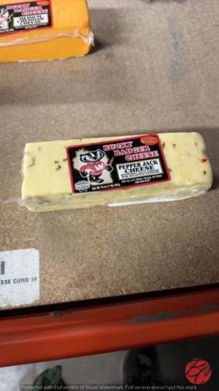 Bucky Badger Pepper Jack Cheese Brick 16oz