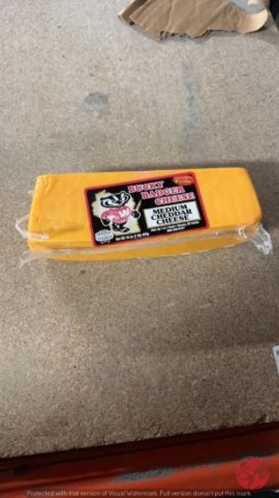 Bucky Badger Mild Cheddar Cheese Brick 16oz