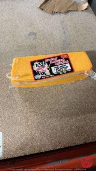 Bucky Badger Mild Cheddar Cheese Brick 16oz