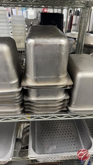 Stainless Steel Inserts 1/3 Size 6" Deep