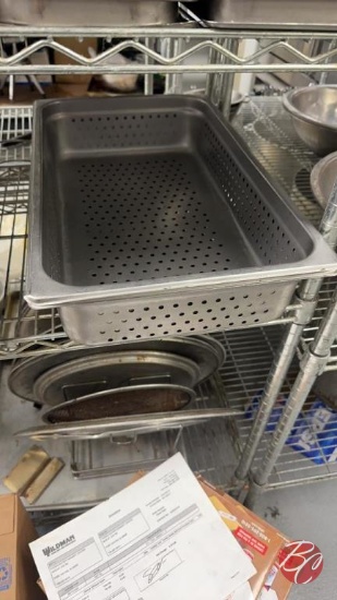 Stainless Steel Perforated Pan Full Size 4" Deep