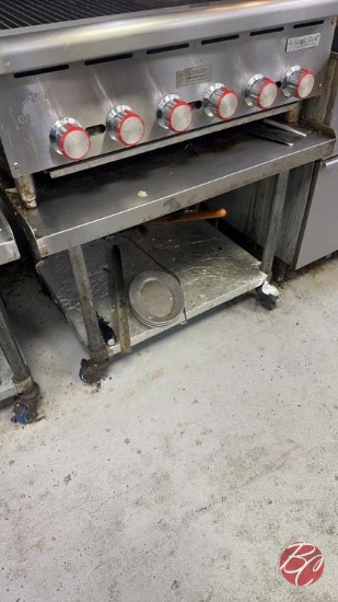 Stainless Steel Equipment Stand W/ Casters 36"