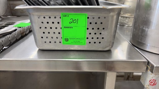 Stainless Steel Full Perforated Pans 6" Deep