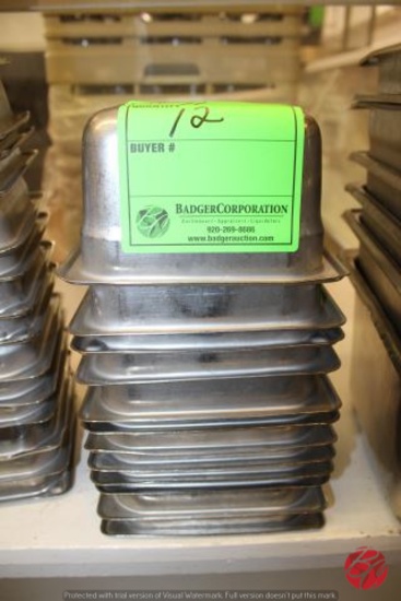 Stainless Steel 1/6 Size Insert Pans