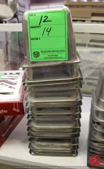 Stainless Steel1/6 Size Insert Pans 2.7 qt
