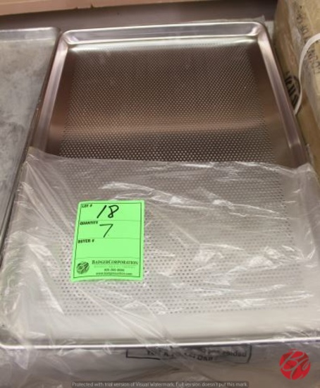 Aluminum Full-Size Perforated Sheet Pans NEW