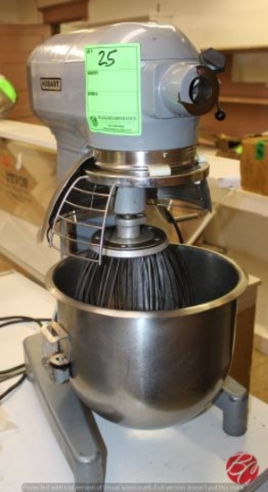 Hobart Model A200 20qt Mixer w/Guard, Bowl & Whip