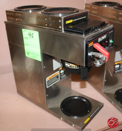 Bunn CW Series Coffee Brewer W/3-Warming Plates
