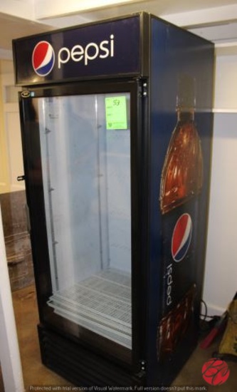 QBD CD26HB Single Door Glass Beverage Merchandiser