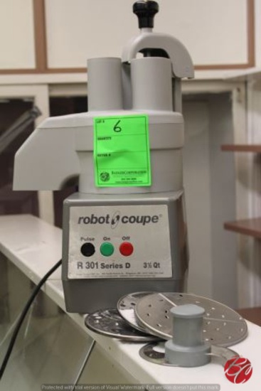 Robot Coupe R301 Series D 3.5-quart w/ Misc Blades