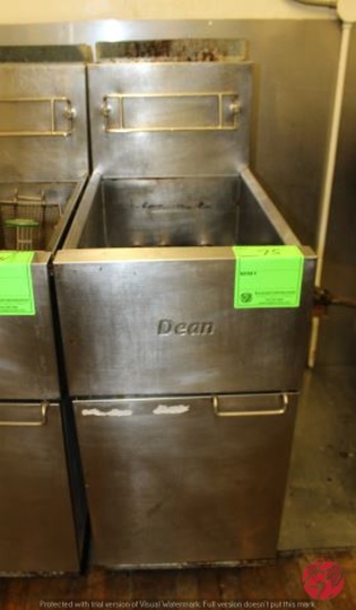 Dean SR42 2-Bay Stainless Steel Fryer