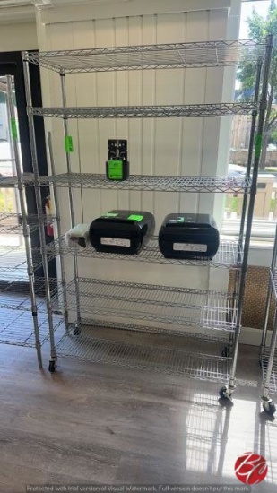 Chrome Metro Rack W/ Casters 48"x18"x78"