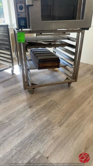Stainless Steel Full Size Sheet Pan Rack W/Casters