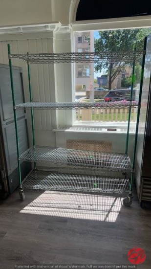 Metro Rack W/ Casters 60"x24"x79"
