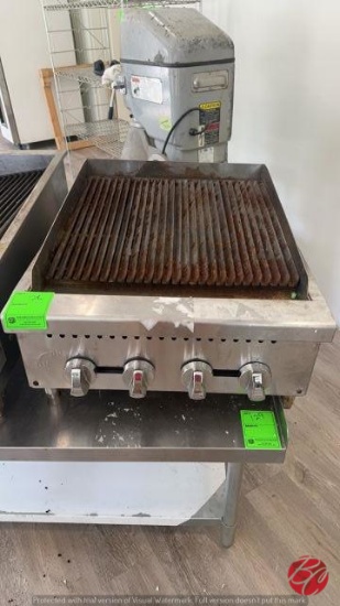 Culitek Countertop Radiant Gas Char Broiler 24"