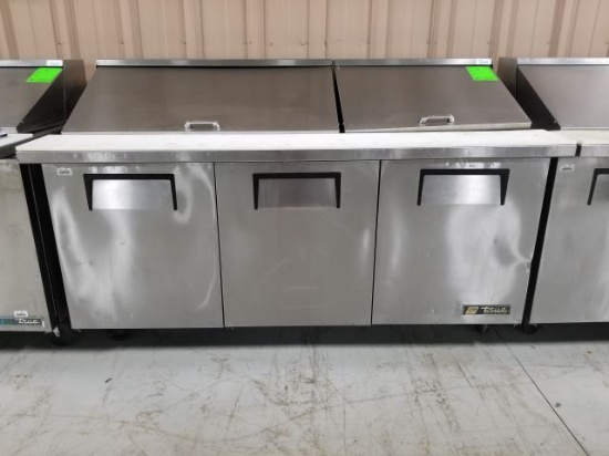 True TSS4-72-30M-B-ST 3-Door Prep Table