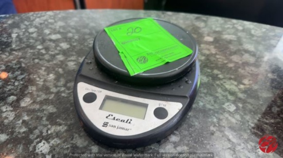 San Jamar Escal SCDG11BK Digital Scale