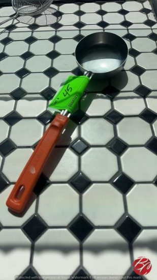 Vollrath Stainless Portion Scoop W/ Rubber Handle