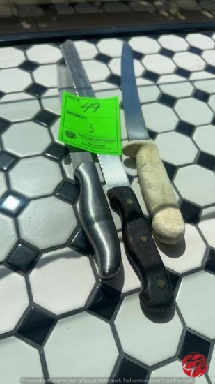 Stainless Steel Grooved/Bread Knives