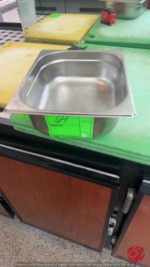 Stainless Steel Insert 1/2 Size 4" Deep