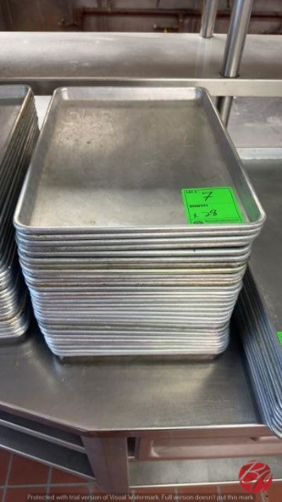 Aluminum 1/2 Size Sheet Pans