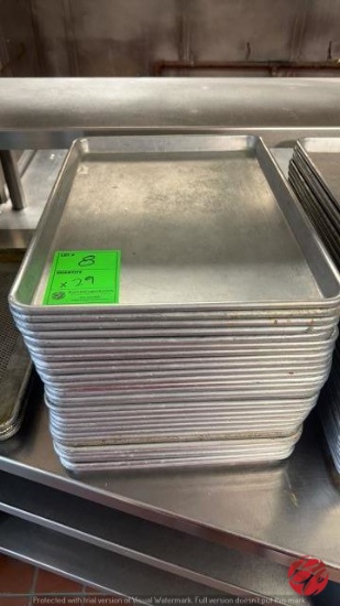 Aluminum 1/2 Size Sheet Pans