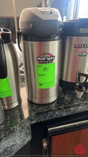Stainless Steel Insulated Air Pot W/ Handle