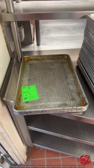 Aluminum 1/2 Perforated Size Sheet Pans