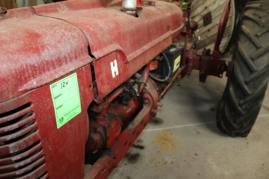 International Harvester Tractor. Tires are Flat