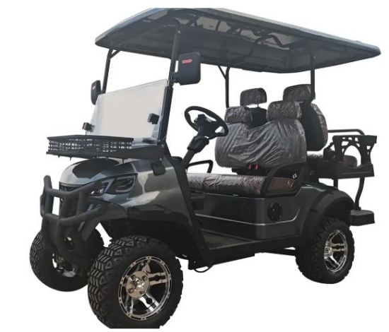 SDLanch SDLGC80 Electric Drive Golf Cart-Black