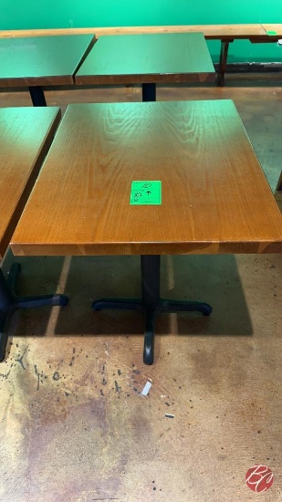 Solid Wood Rectangle Tables W/ Heavy Duty Base 24"