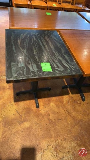 Solid Wood Rectangle Table W/ Heavy Duty Base 24"