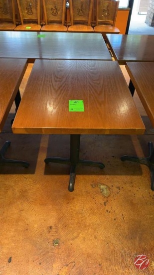 Solid Wood Rectangle Table W/ Heavy Duty Base 24"