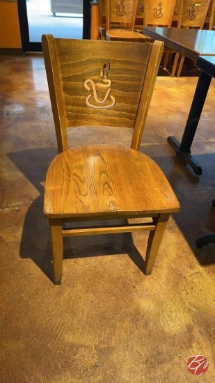 Supreme Chair Co. Laser-Cut Wooden Cafe Chairs