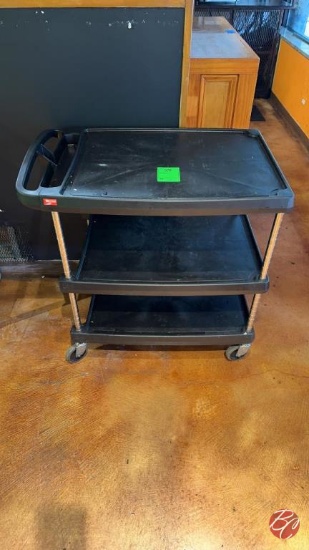 METRO Multi-Deck Stock Cart W/ Handle & Casters