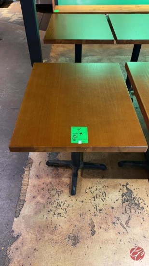 Solid Wood Rectangle Tables W/ Heavy Duty Base 24"