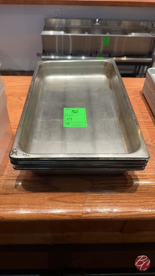 Stainless Steel Full Size Pans 2-1/2" Deep